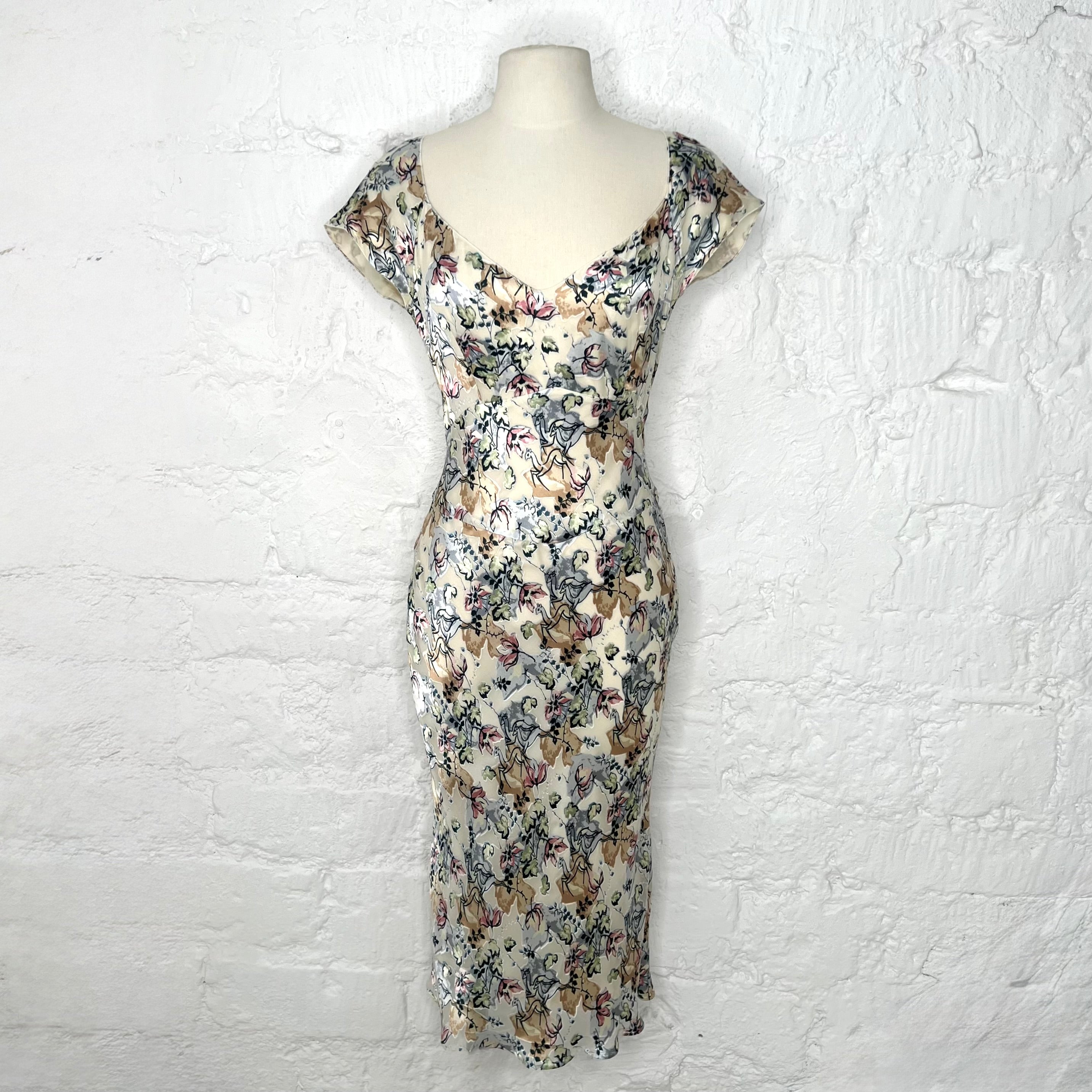 CHLOÉ - Long floral print sheath dress