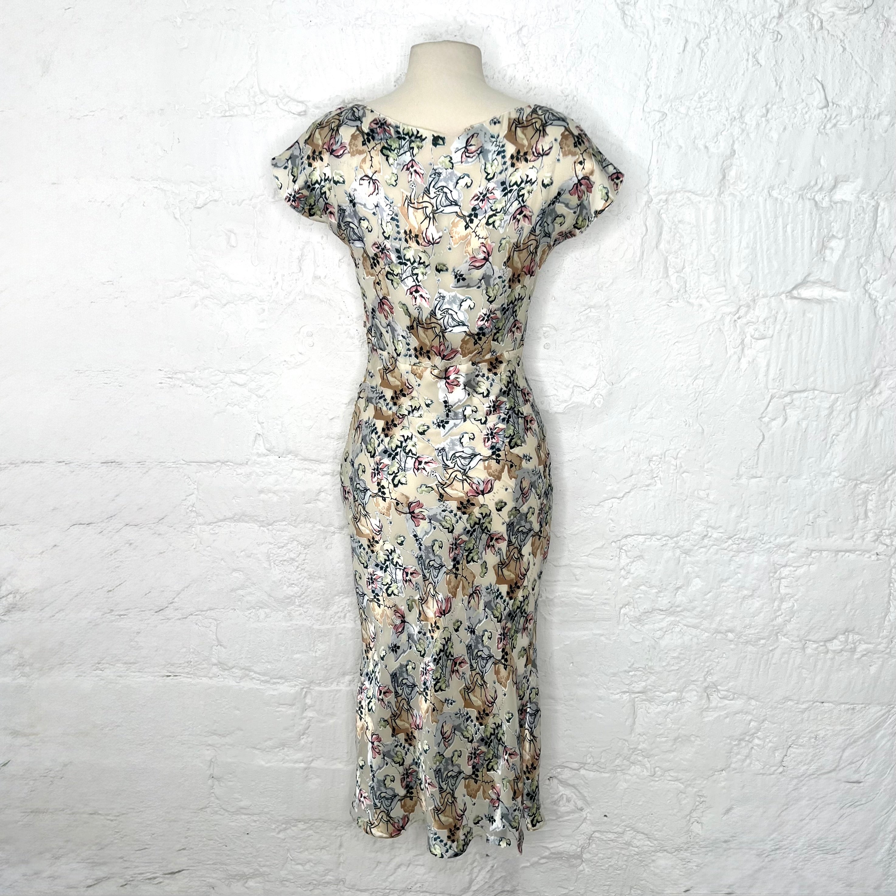 CHLOÉ - Long floral print sheath dress