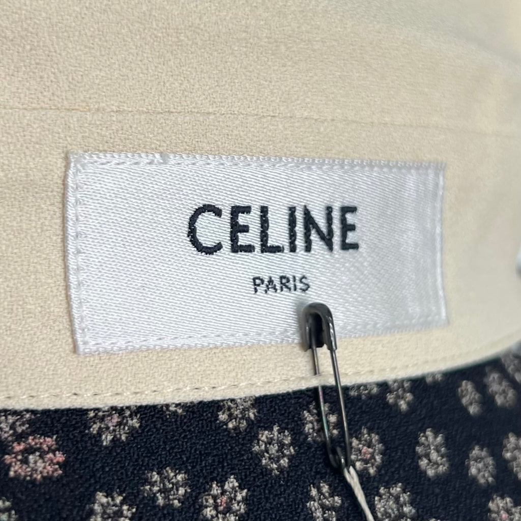 CÉLINE - Floral print long sleeve shirt