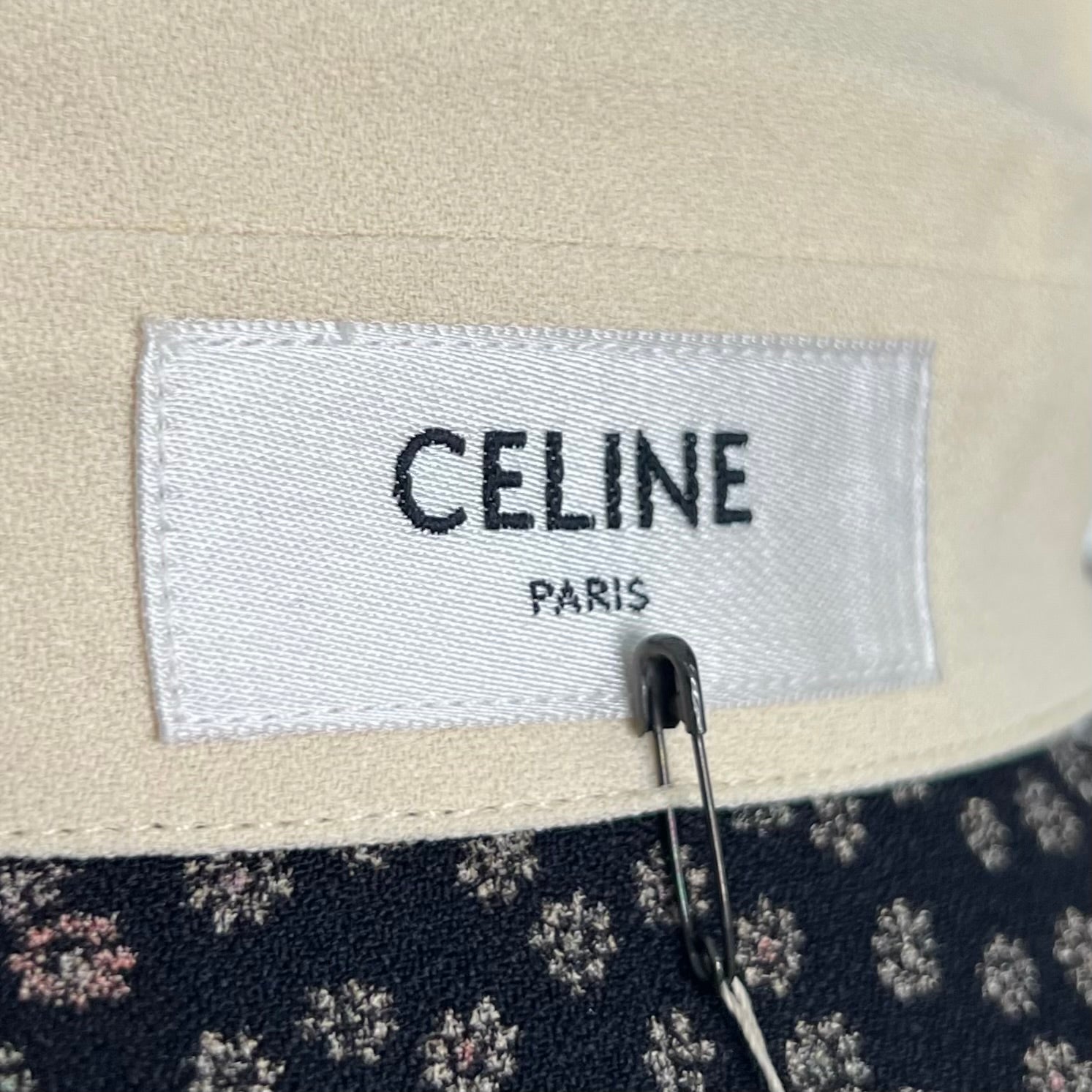 CÉLINE - Floral print long sleeve shirt