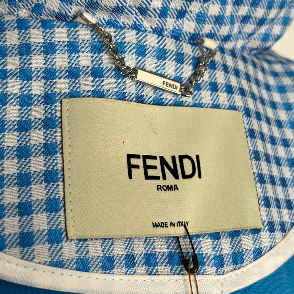 FENDI - Blue vichy jacket