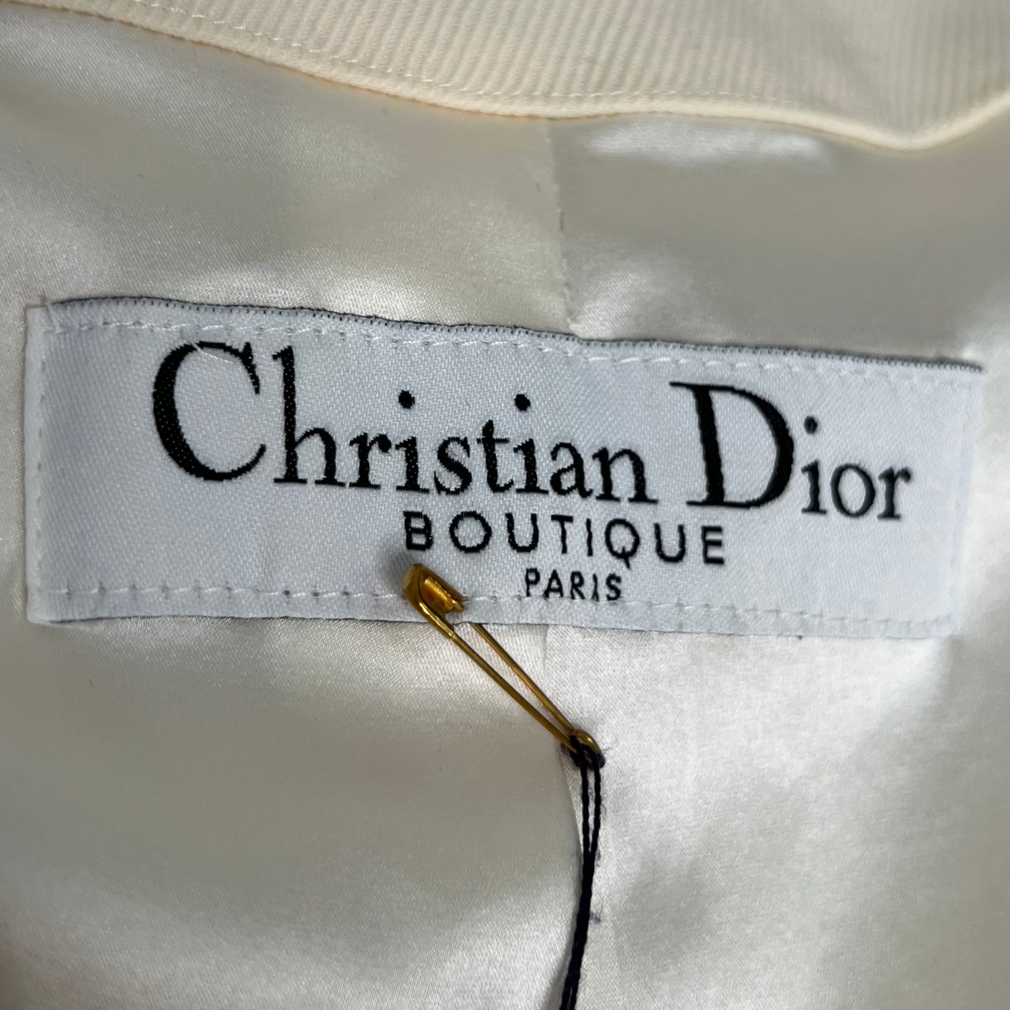 CHRISTIAN DIOR - Beige worker jacket