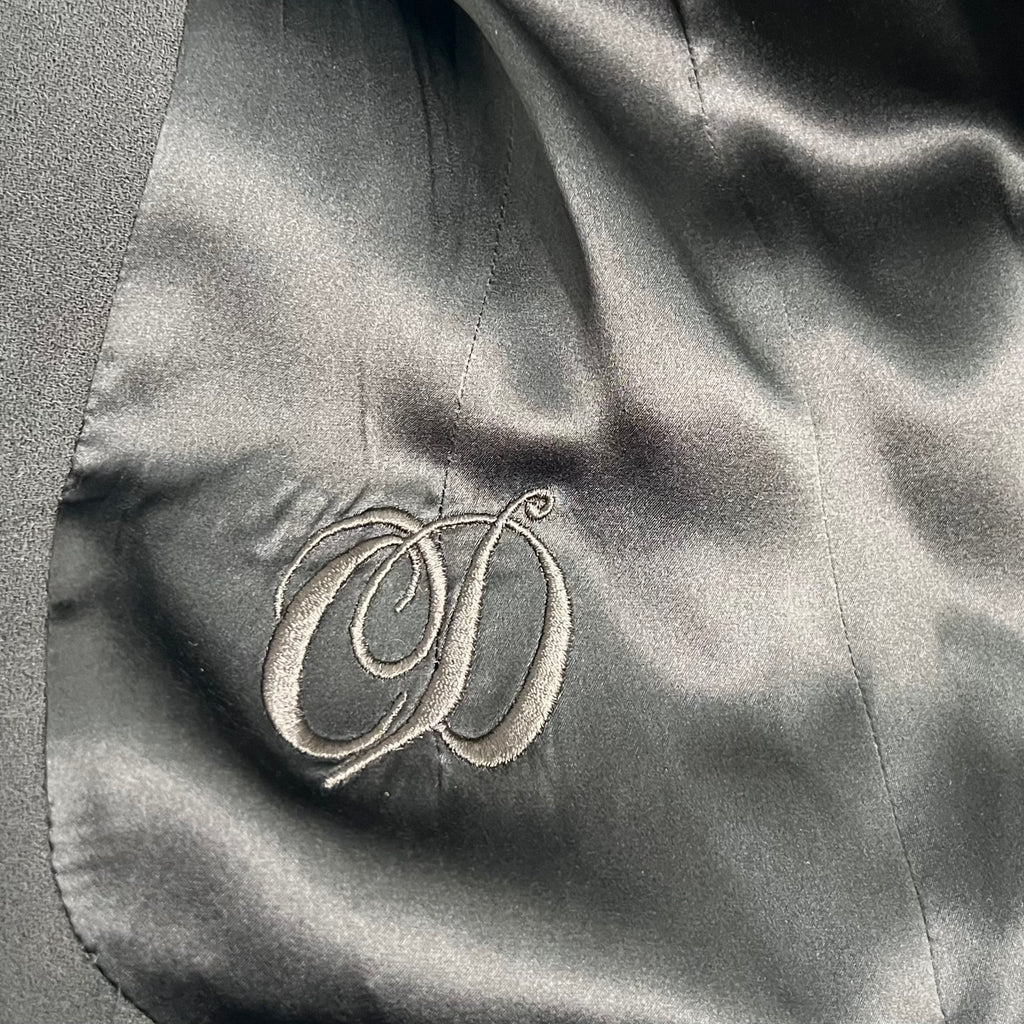 CHRISTIAN DIOR - Black single breasted jacket