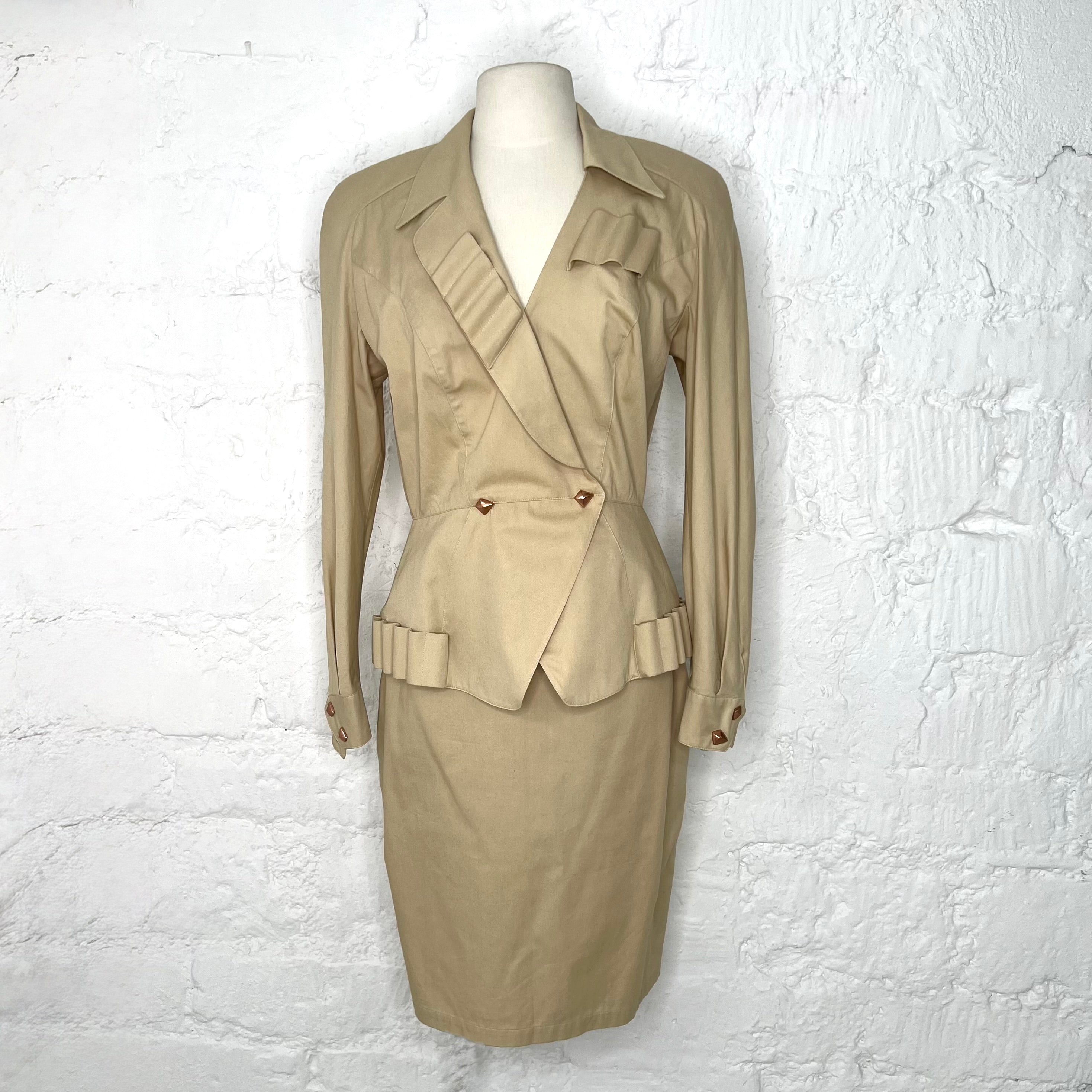 THIERRY MUGLER - Camel structured set