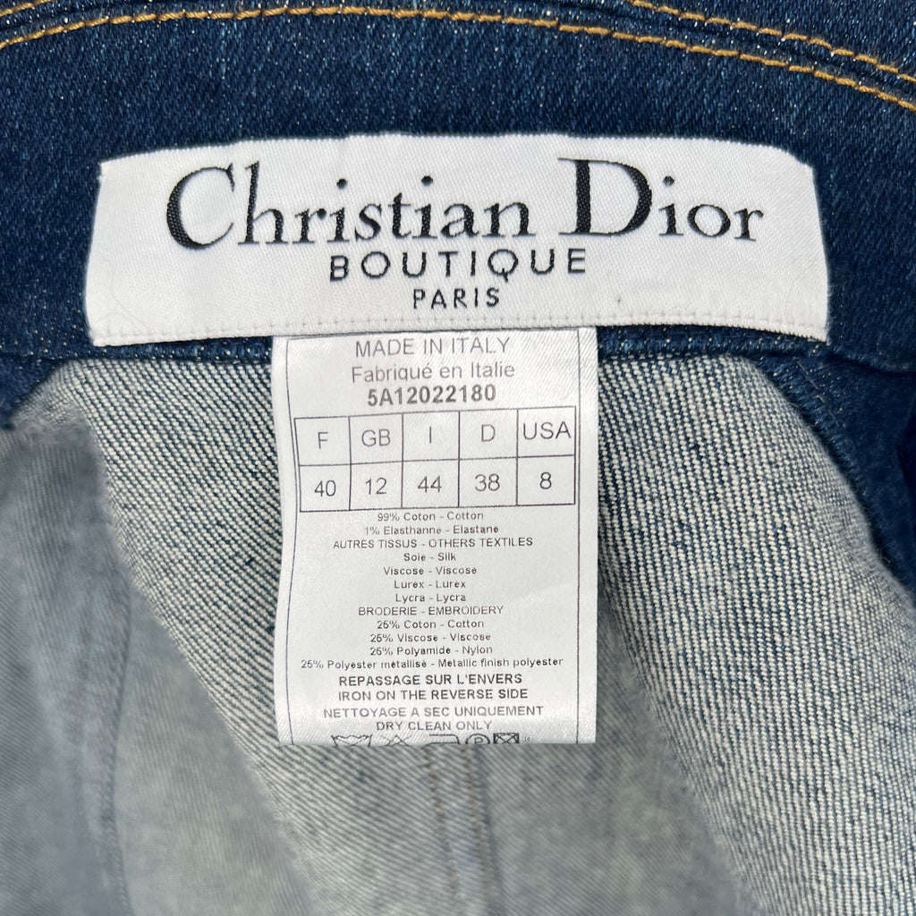 CHRISTIAN DIOR -  blue denim jacket