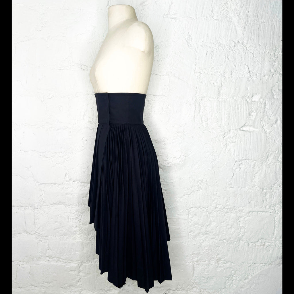 CHRISTIAN DIOR - Navy blue skirt midi