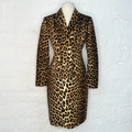 Moschino - Leopard Print Skirt Suit – Blazer and Skirt Set