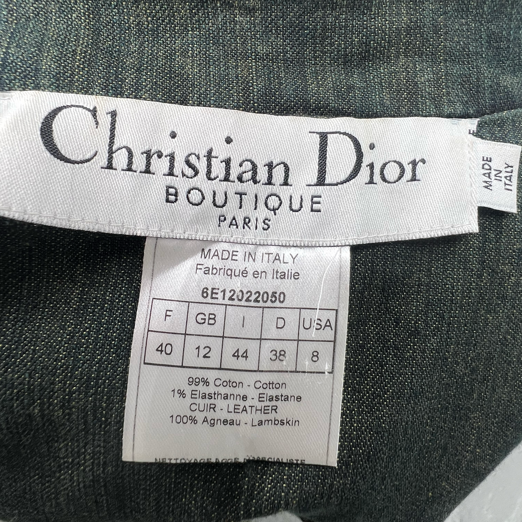 CHRISTIAN DIOR - Vintage Denim sleeveless vest