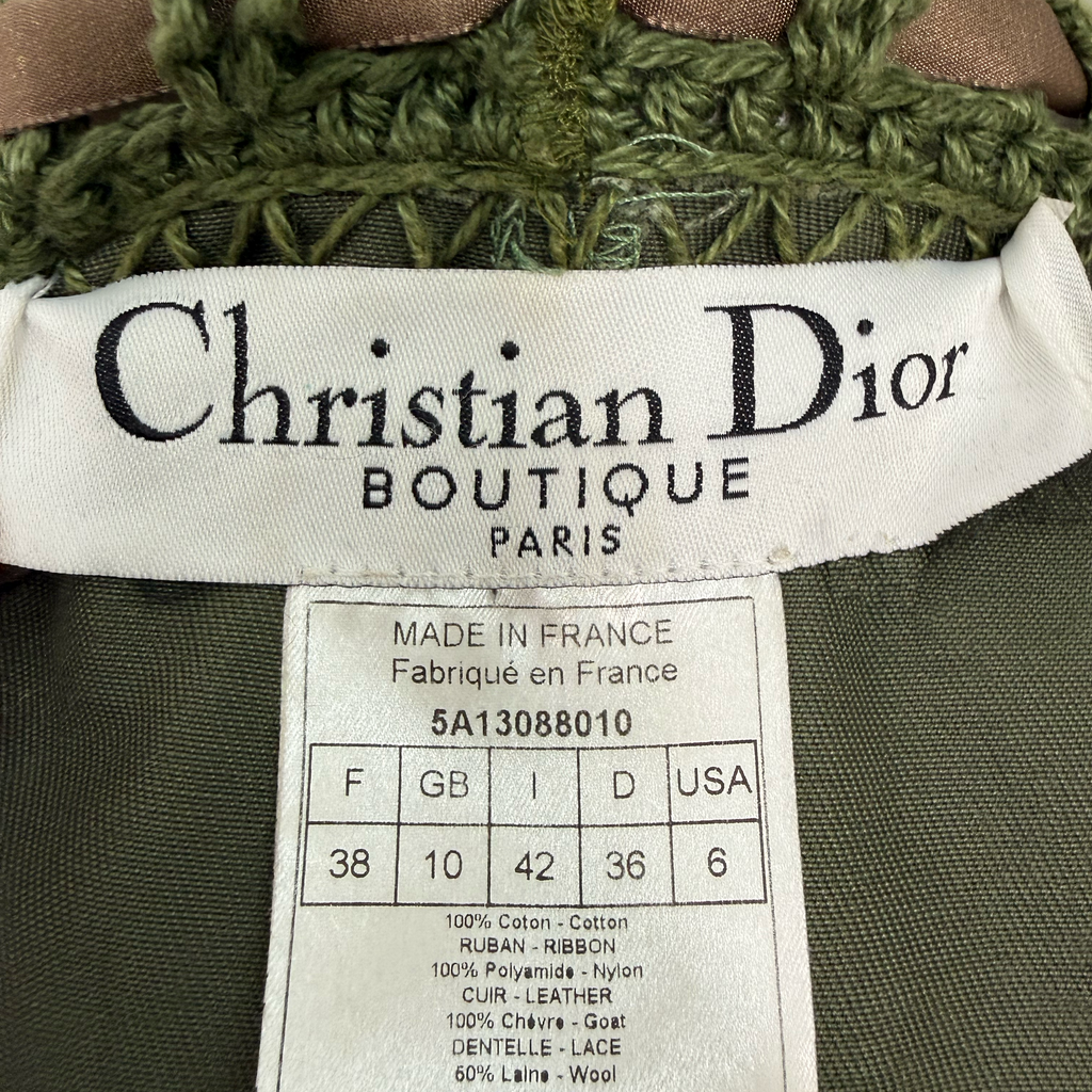 CHRISTIAN DIOR - Vintage Dior Khaki Coat