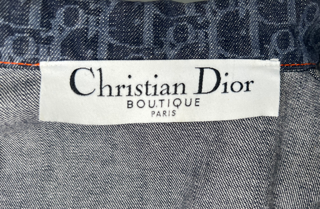 CRISTIAN DIOR - Monogram Denim Vest