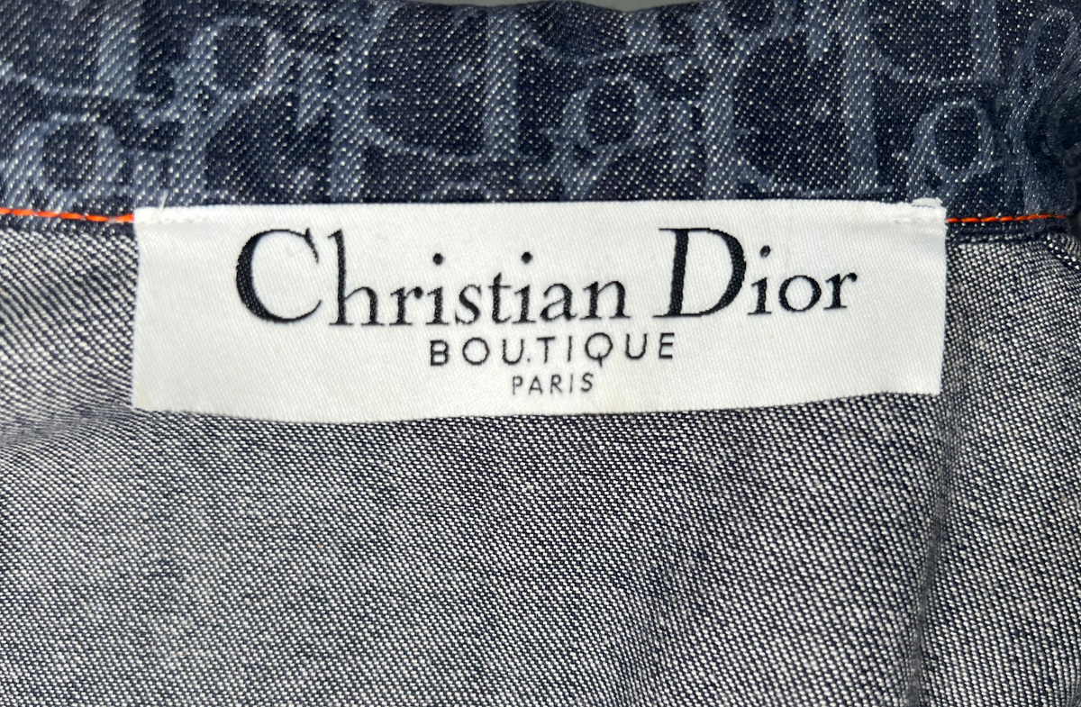 CRISTIAN DIOR - Monogram Denim Vest