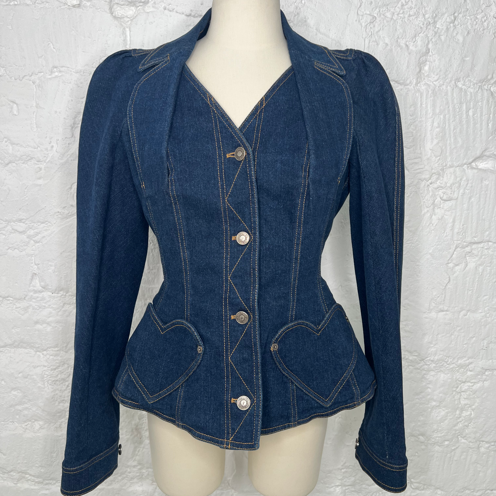 CHRISTIAN DIOR -  blue denim jacket